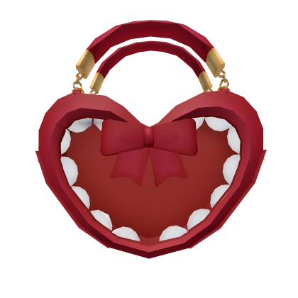 Red Heart Shoulder Purse 3.0