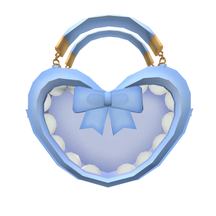 Blue Heart Shoulder Purse 3.0