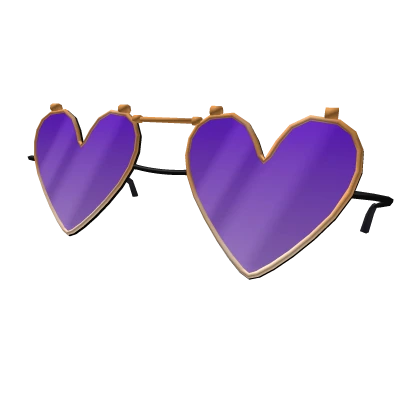 Heart Sunglasses (Purple)