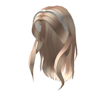 Blonde Pulled Back Hair