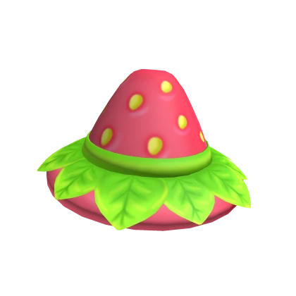 Strawberry Witch Hat