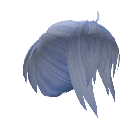 Light Blue Short Anime Ponytail