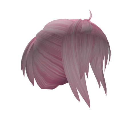 Pink Short Anime Ponytail