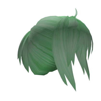 Green Short Anime Ponytail