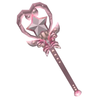 Large Transparent Pink Magic Wand