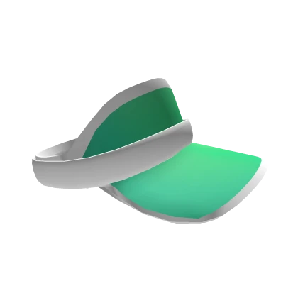 90s Clear Green Visor