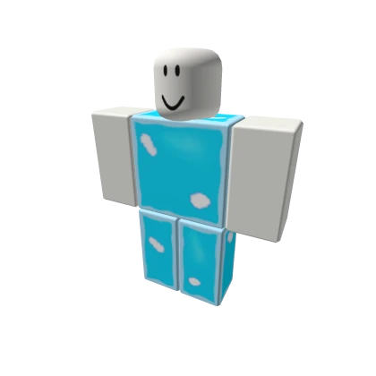 Blue Slime Head [pants]