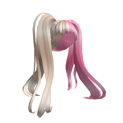 Anime Split Pigtails Pink n Blonde