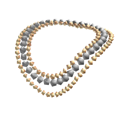 Beaded Necklace - Silver and Gold (3.0)