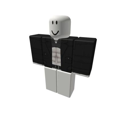 💎💀Gothic long jacket w shirt black Muscle