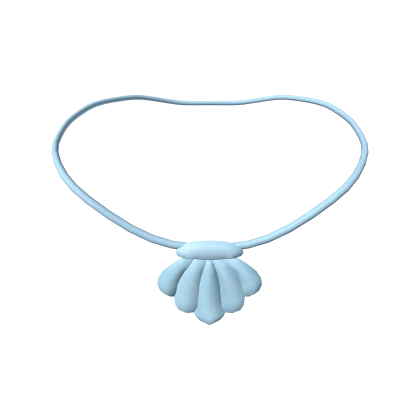 Pastel Blue Seashell Necklace (1.0)