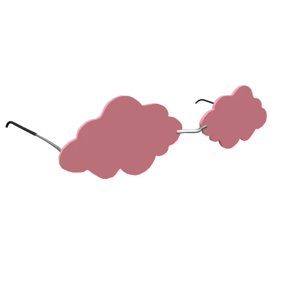 Pink Cloud Glasses
