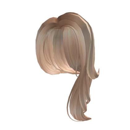 Shimmering Side-Part in Blonde