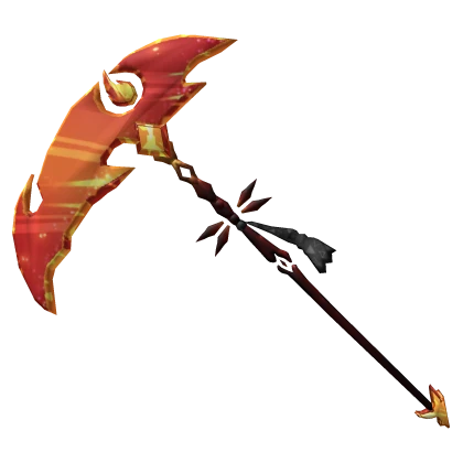 Flaming Crystal Scythe