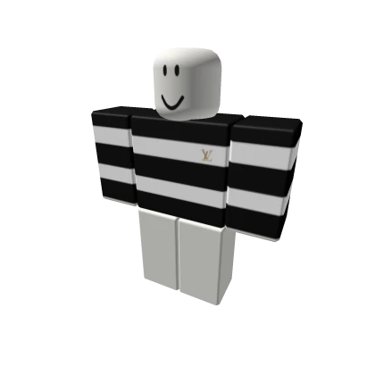 Black and white striped shirt