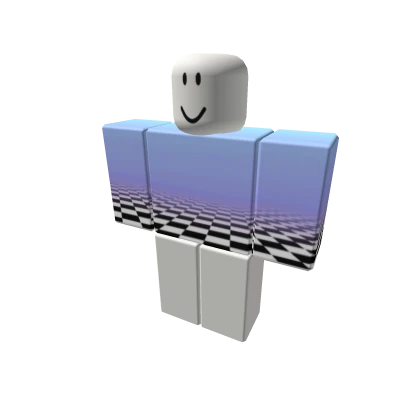 vaporwave checkers shirt