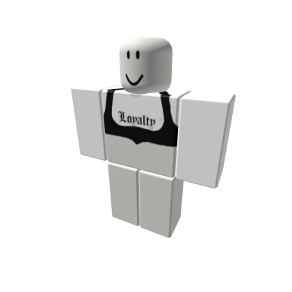 white loyalty matching  shirt 