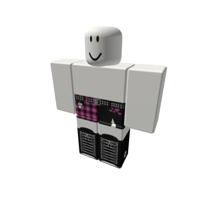 ⛓️pink kuromi plaid esthetic grunge goth emo punk