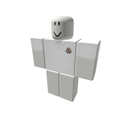 White Moncler Polo