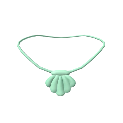 Pastel Green Seashell Necklace