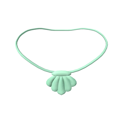 Pastel Green Seashell Necklace (1.0)