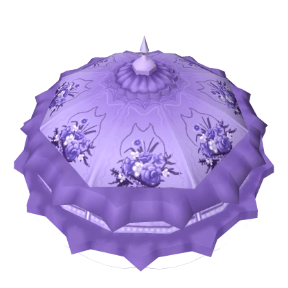 Purple Victorian Era Parasol