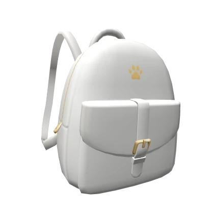 Miau Cute Backpack 3.0 White