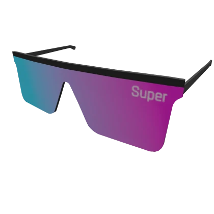 Blue-Pink Miami Super Sunglasses 