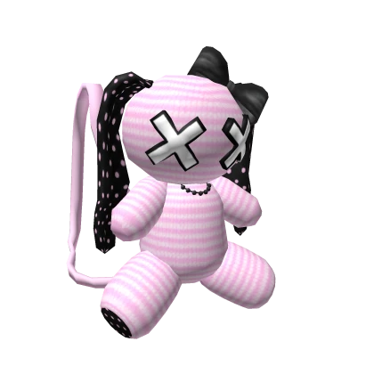 Pink Gothic Bunny Backpack