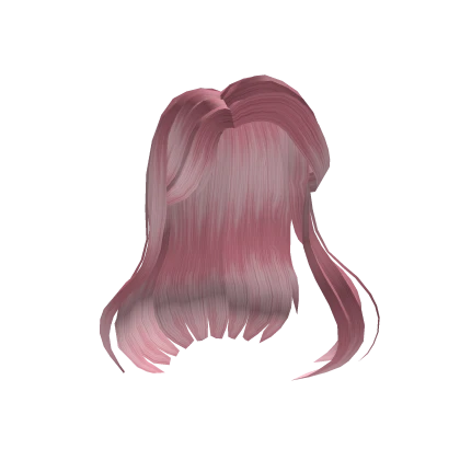 Voluminous Flowy Pink Hair