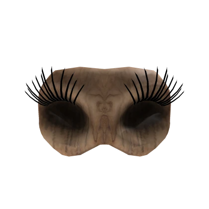 Eyelash Wooden Mask