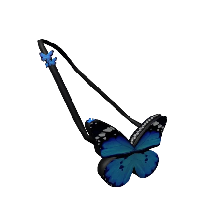 Blue Butterfly Bag