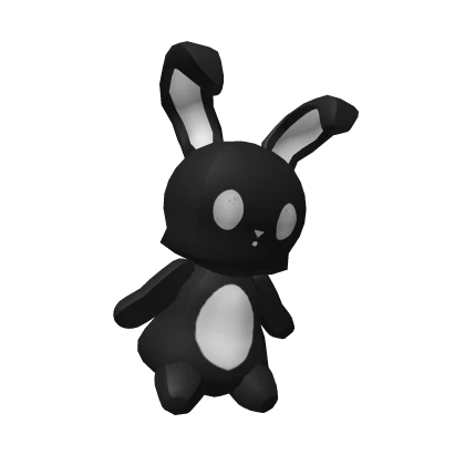 Black Bunny Plush