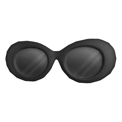 Trendy 90s Sunglasses - Black