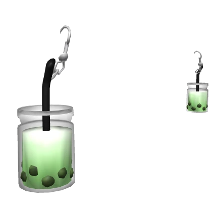 Green Tea Boba Earrings