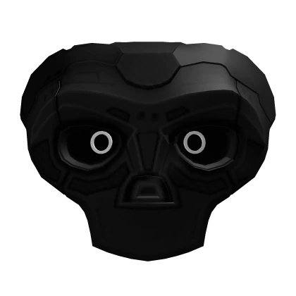 Black Cyberpunk Skull Mask