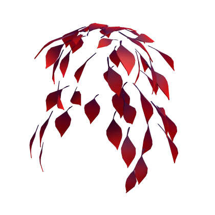 Hair Leaves [Red]