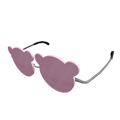 Low Pink Bear Sunglasses