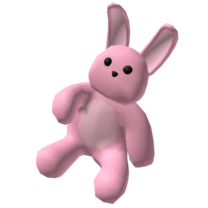 Pastel Pink Back Bunny