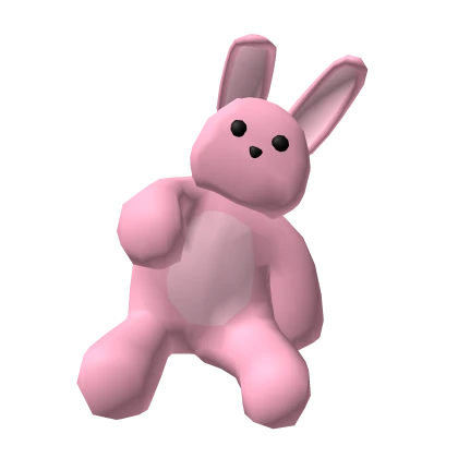 Pastel Pink Shoulder Bunny