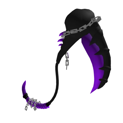 Chained Amethyst Scythe