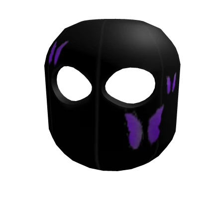 Purple Butterfly Ski Mask