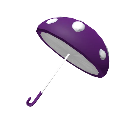 Purple Mushroom Cottagecore Umbrella