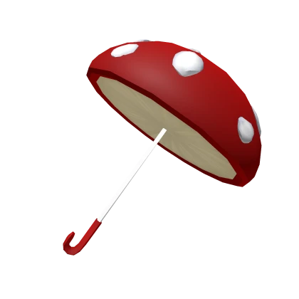 Red Mushroom Cottagecore Umbrella