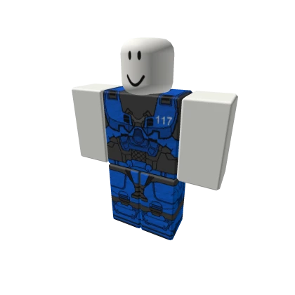 halo master chief Blue Juggernaut Helmet 117