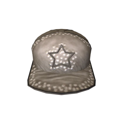 Front-Facing Rhinestone Hat [Brown]