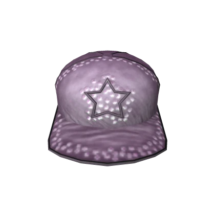 Front-Facing Rhinestone Hat [Pink]