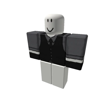 Grey Suit w/ Black Vest [+]