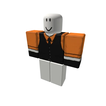 Orange Suit w/ Black Vest [+]