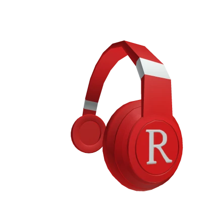 Luxury R Red Headphones 